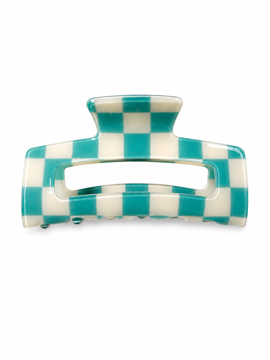 Hair Clip Medium Gingham