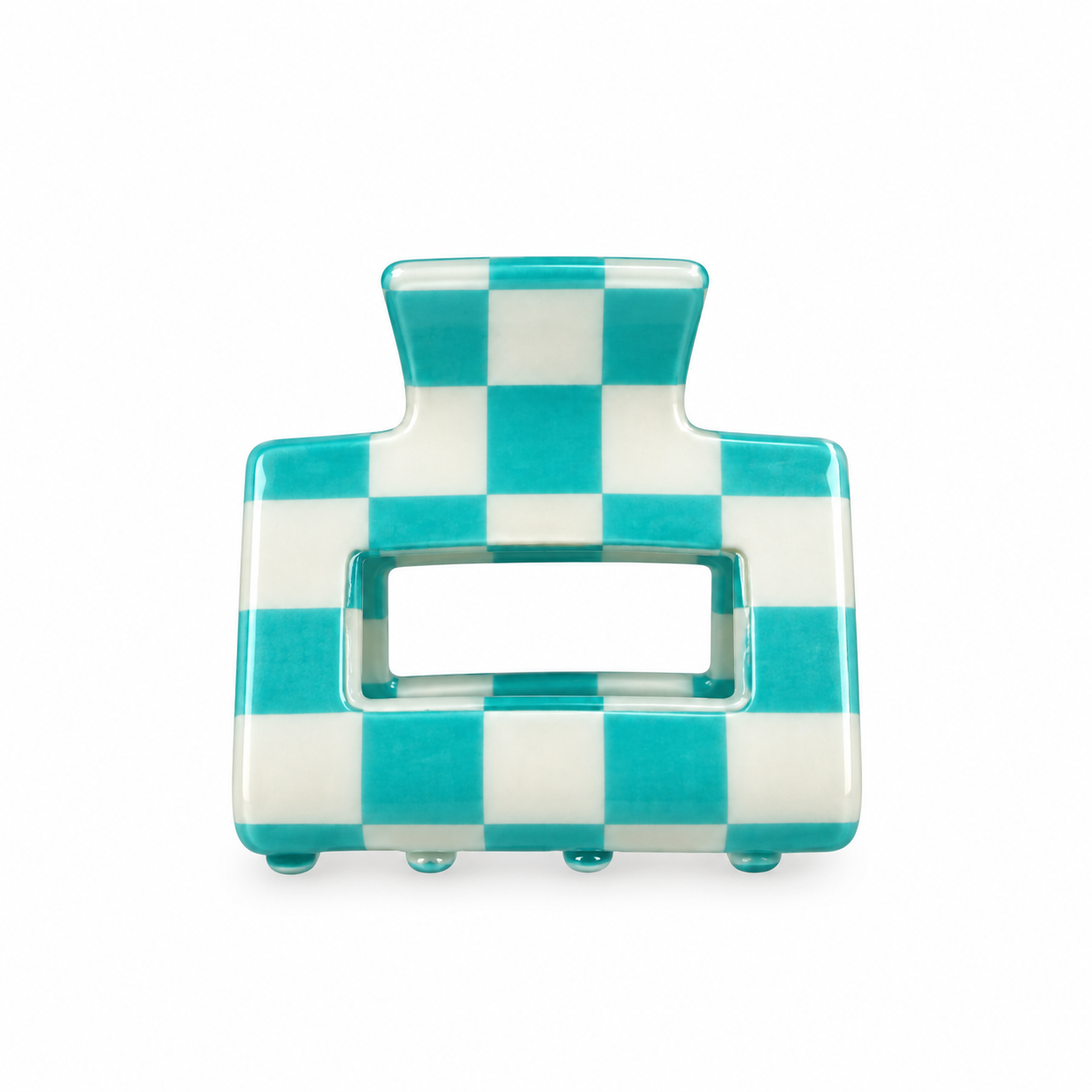 Hair Clip Checked Small