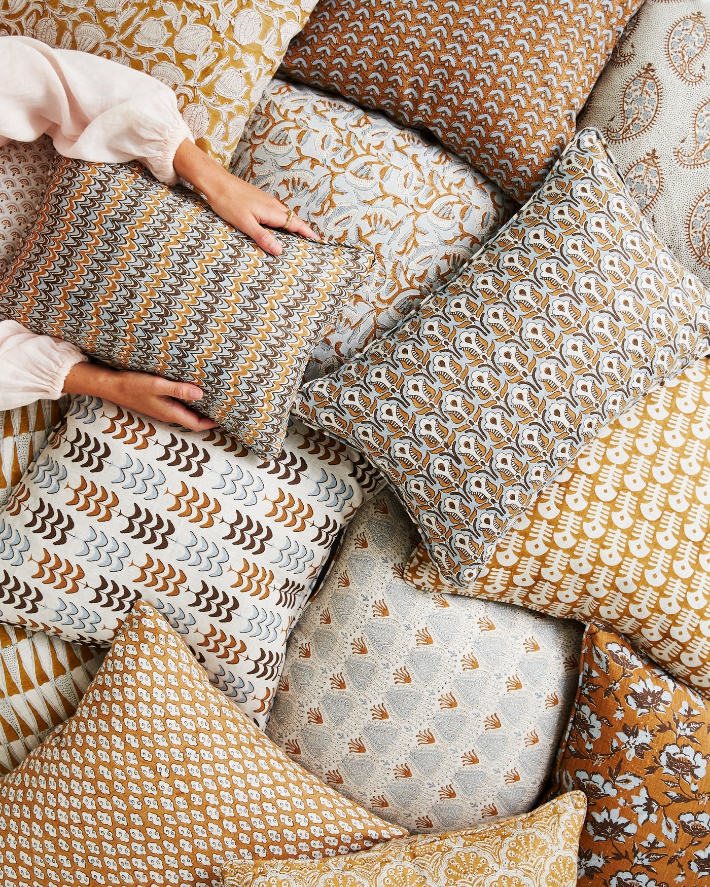 Avignon Sahara Linen Cushion 50x50cm