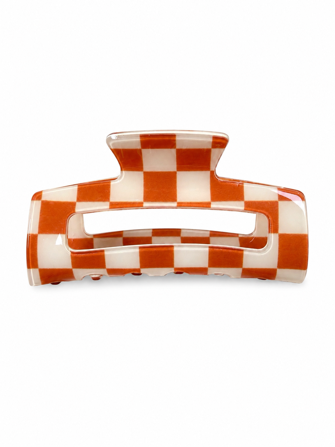 Hair Clip Medium Gingham