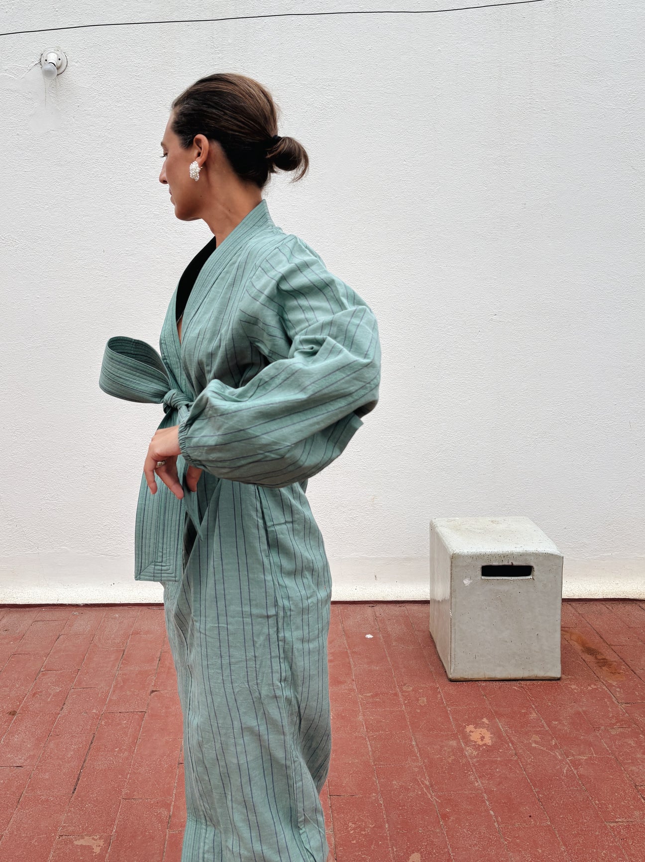 Long Sleeve Handloom Cotton 01