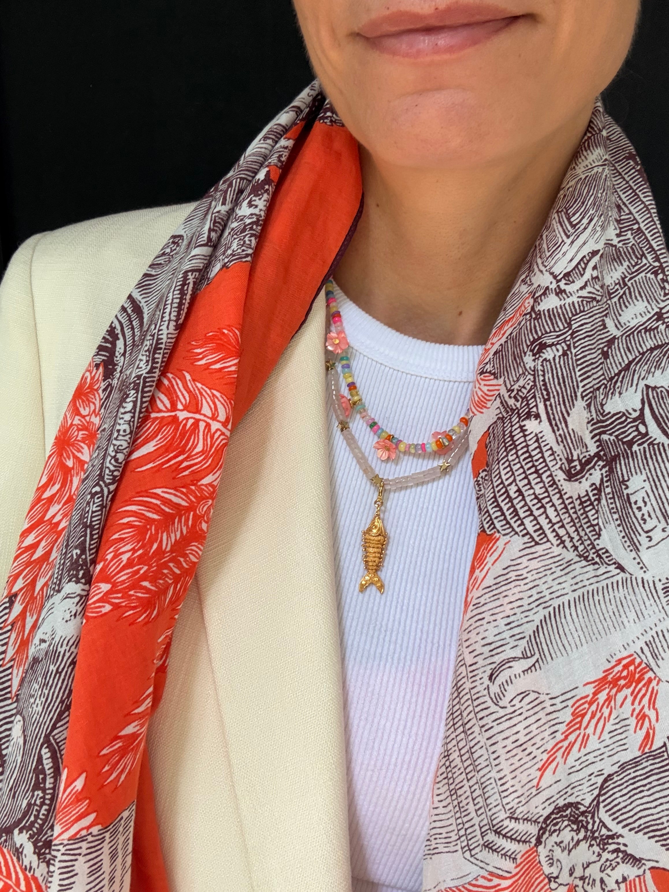 Gold Fish Necklace