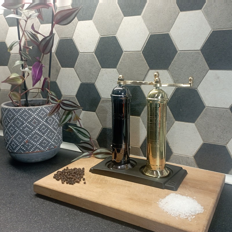 Modern Brass Pepper Mill 104 (Large)