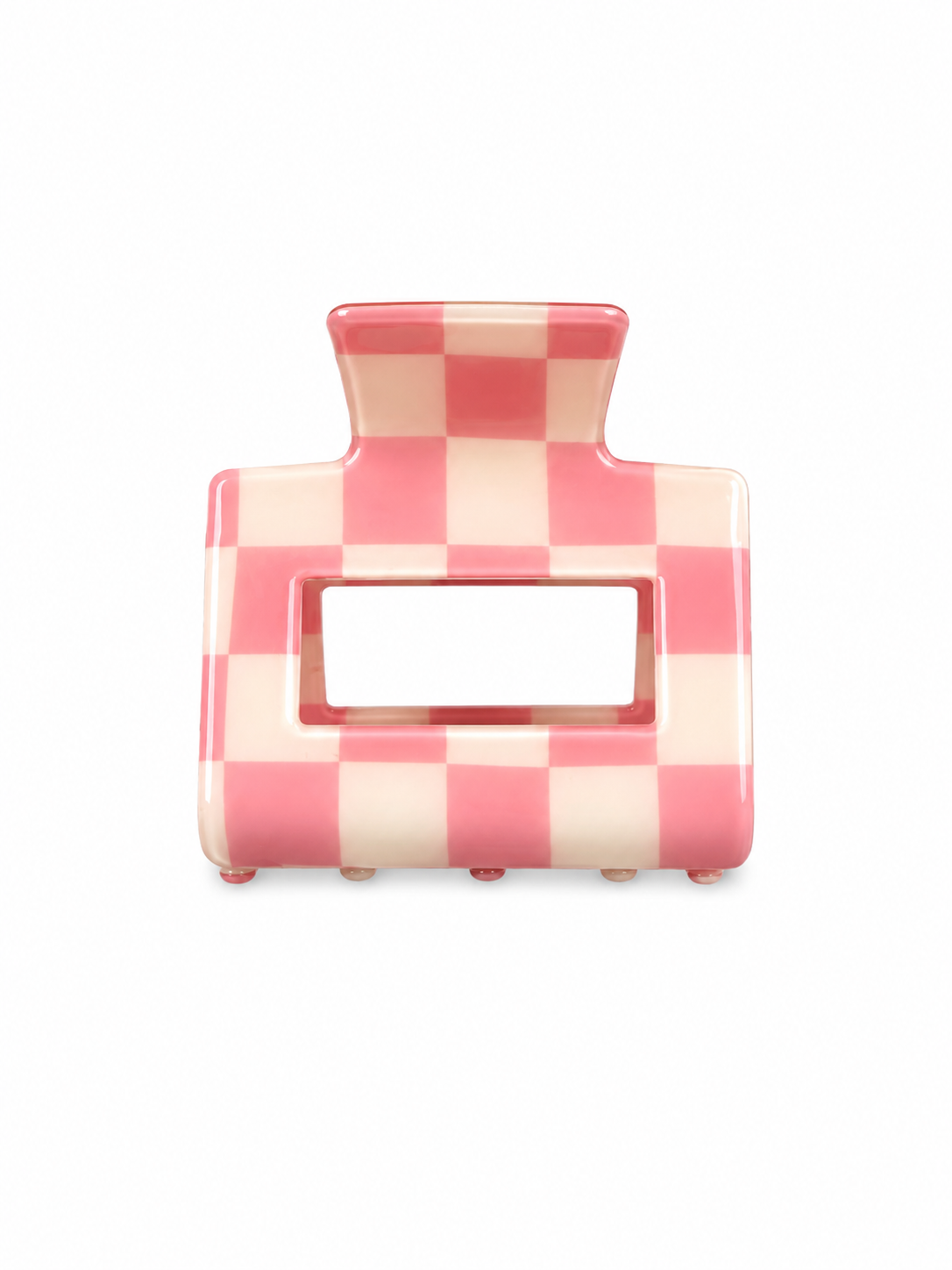 Hair Clip Checked Small