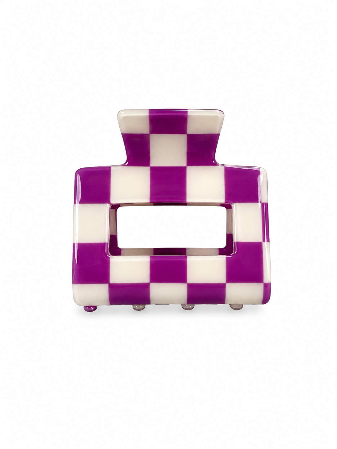 Hair Clip Checked Small