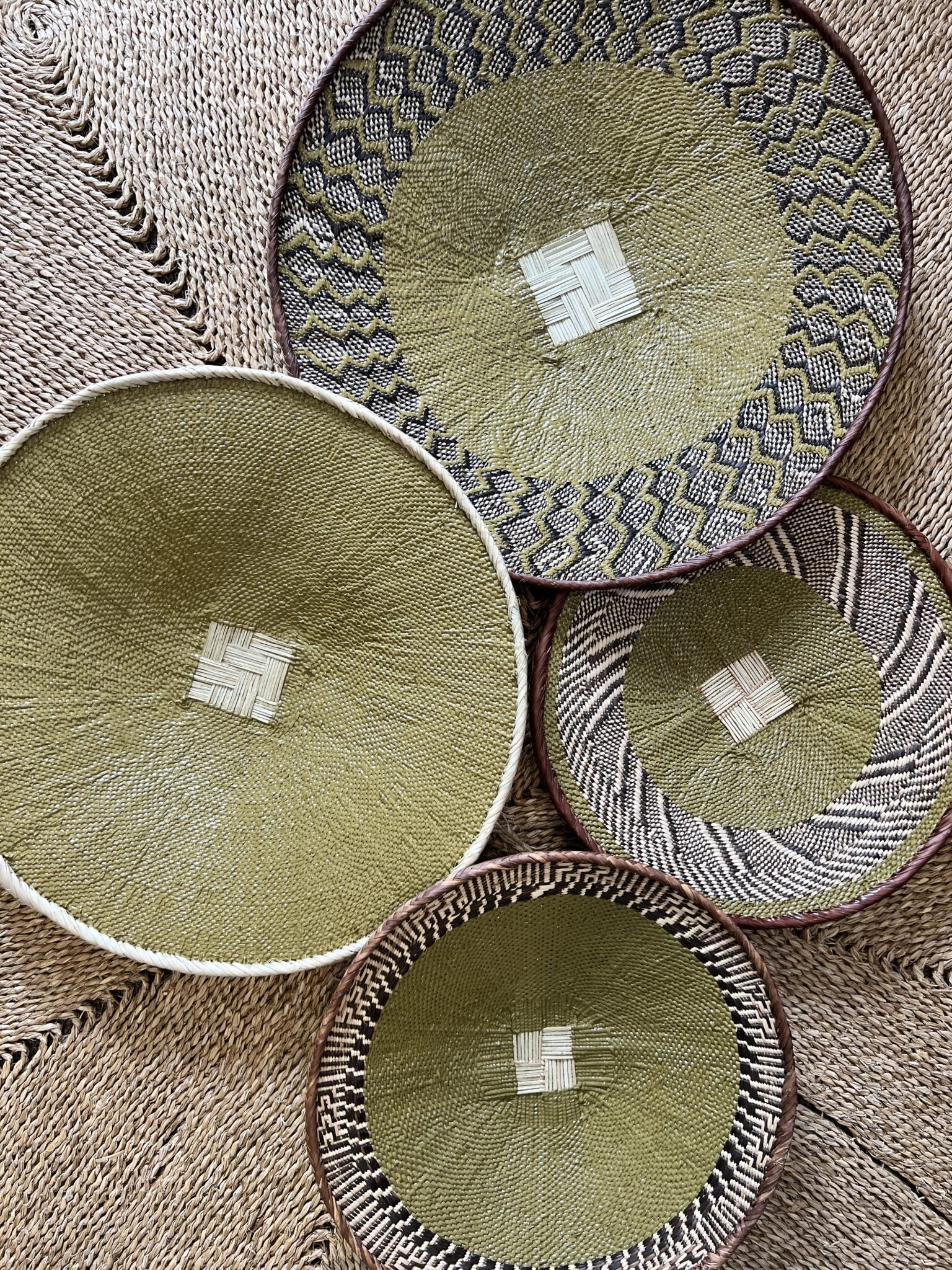 Painted Binga Baskets
