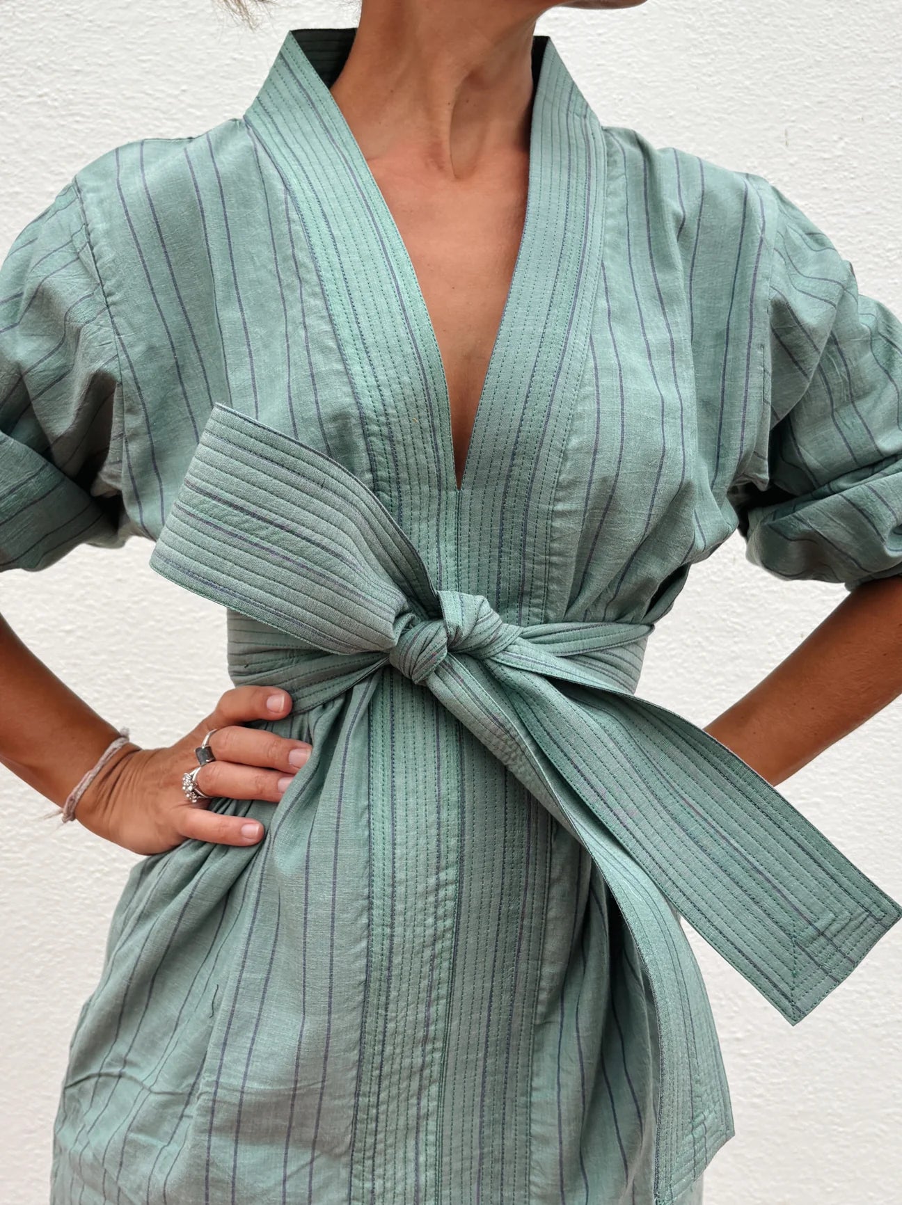 Long Sleeve Handloom Cotton 01