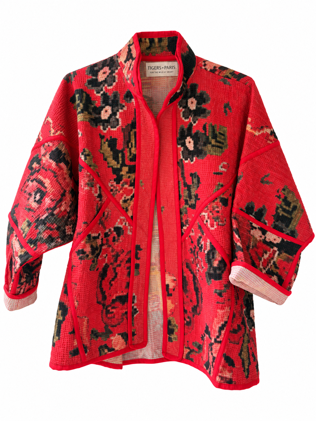 Vintage Kantha Kimono Jacket Design 7