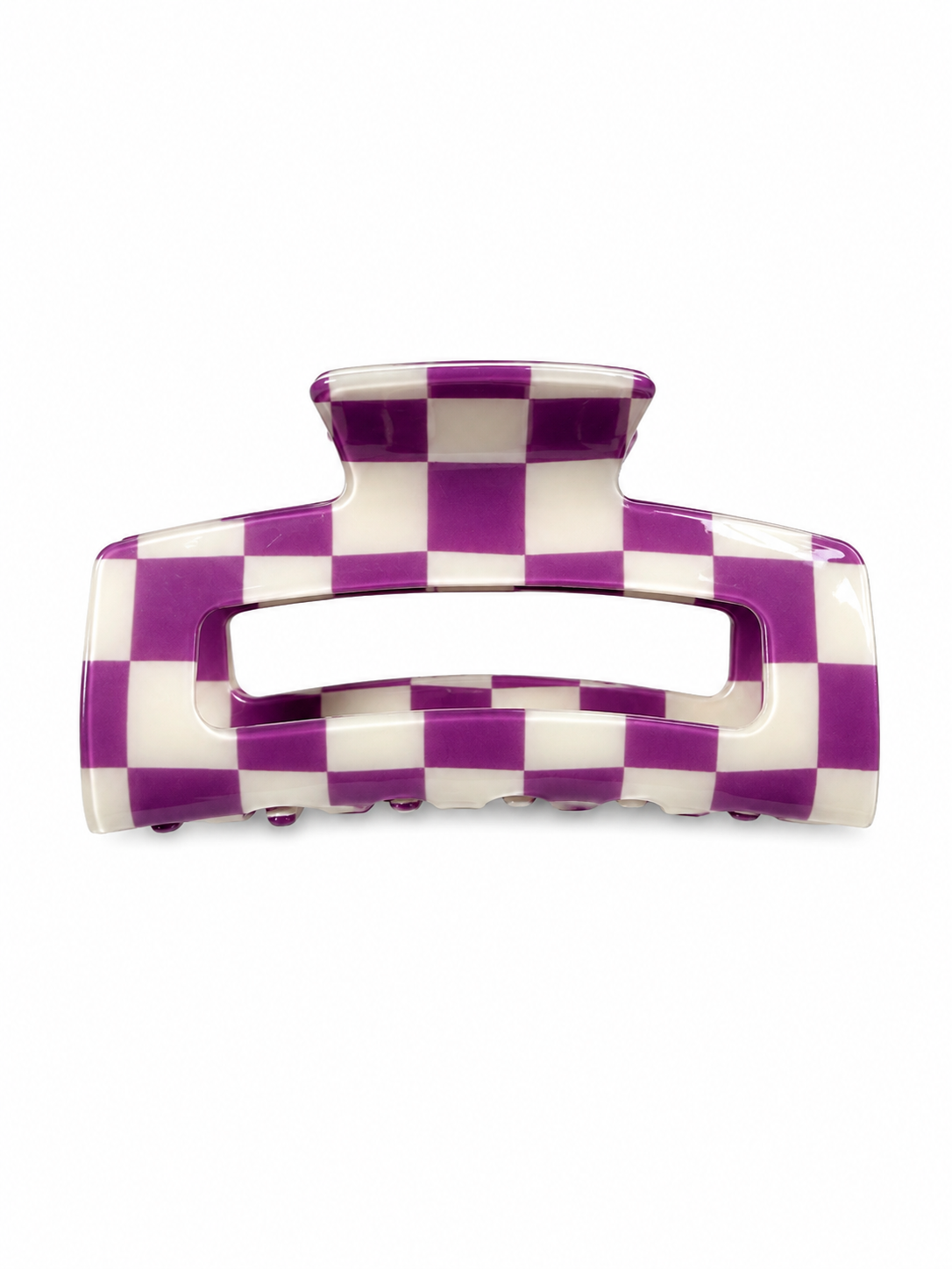Hair Clip Medium Gingham