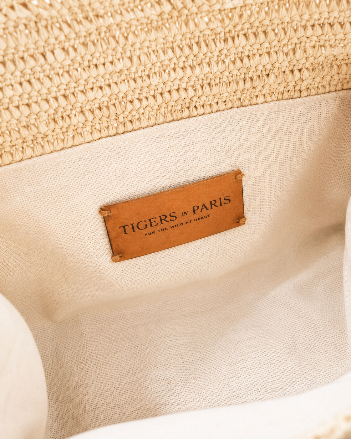 Nikoi Raffia Clutch Earth