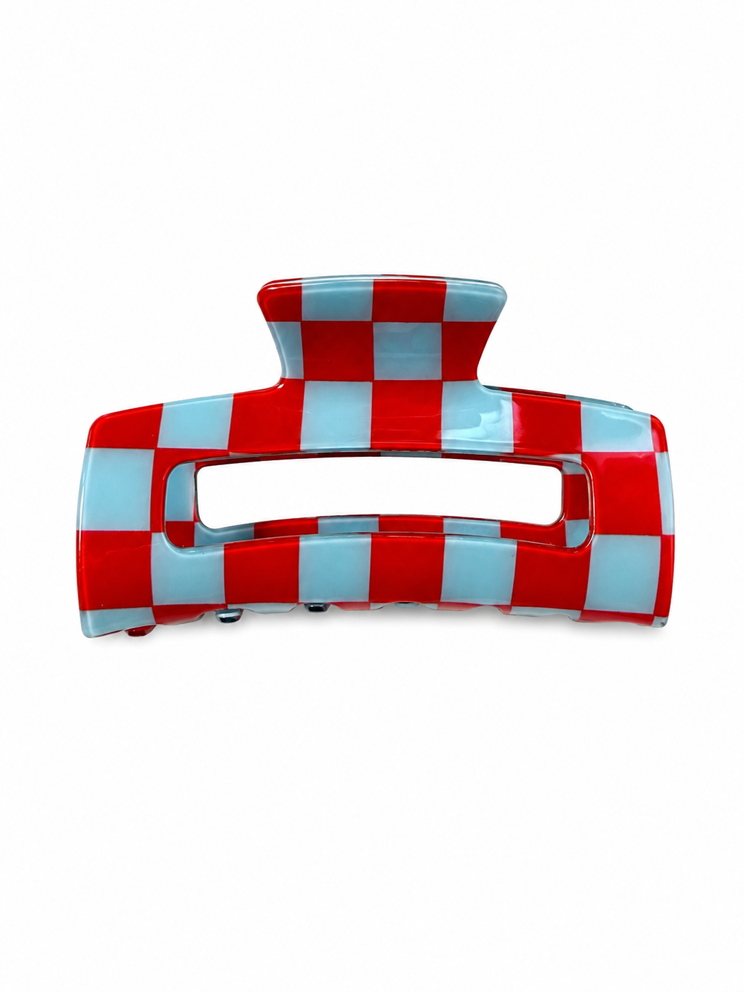 Hair Clip Medium Gingham