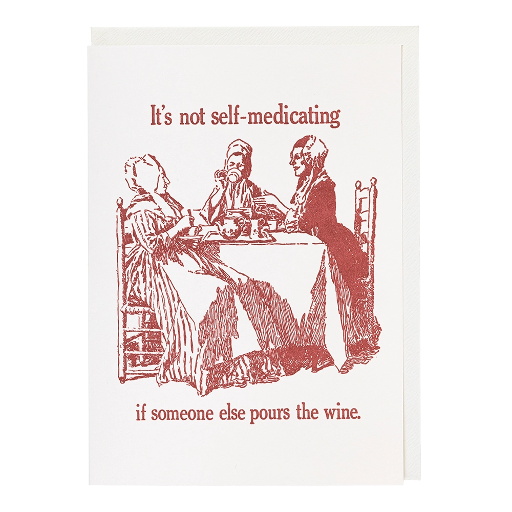 It's Not Self-Medicating