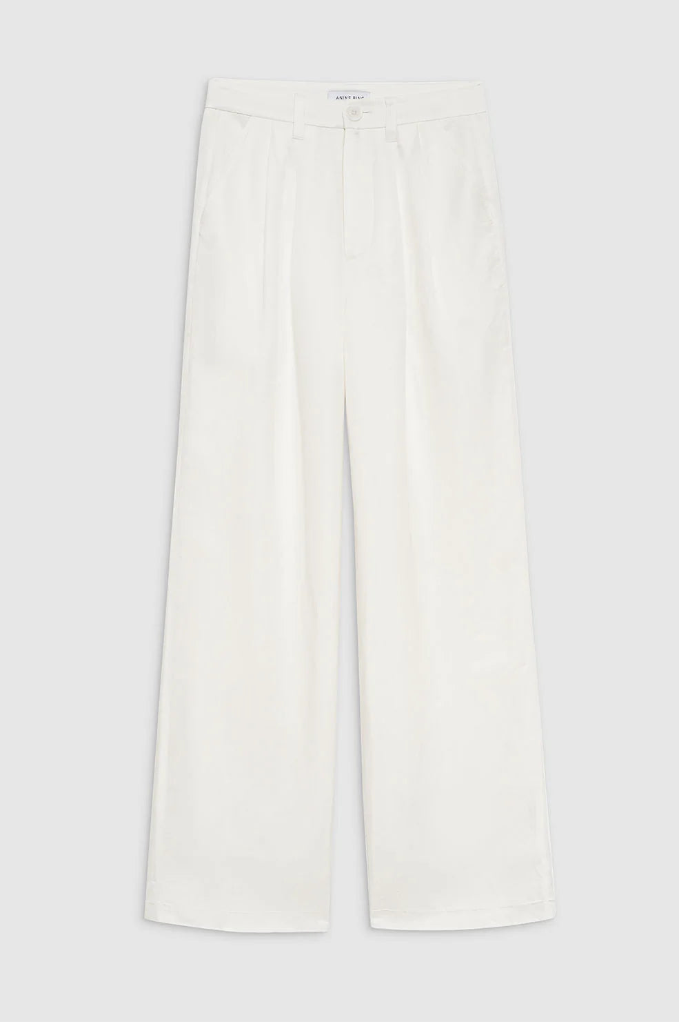 Carrie Pant - White Linen Blend