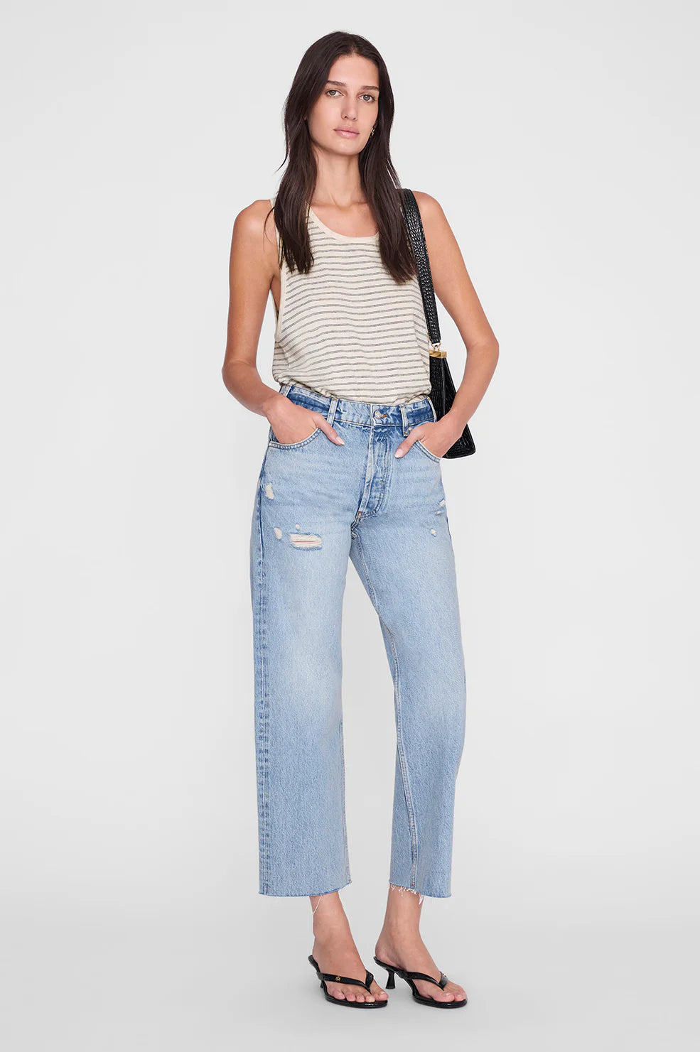 Juliann Tank - Black Stripe