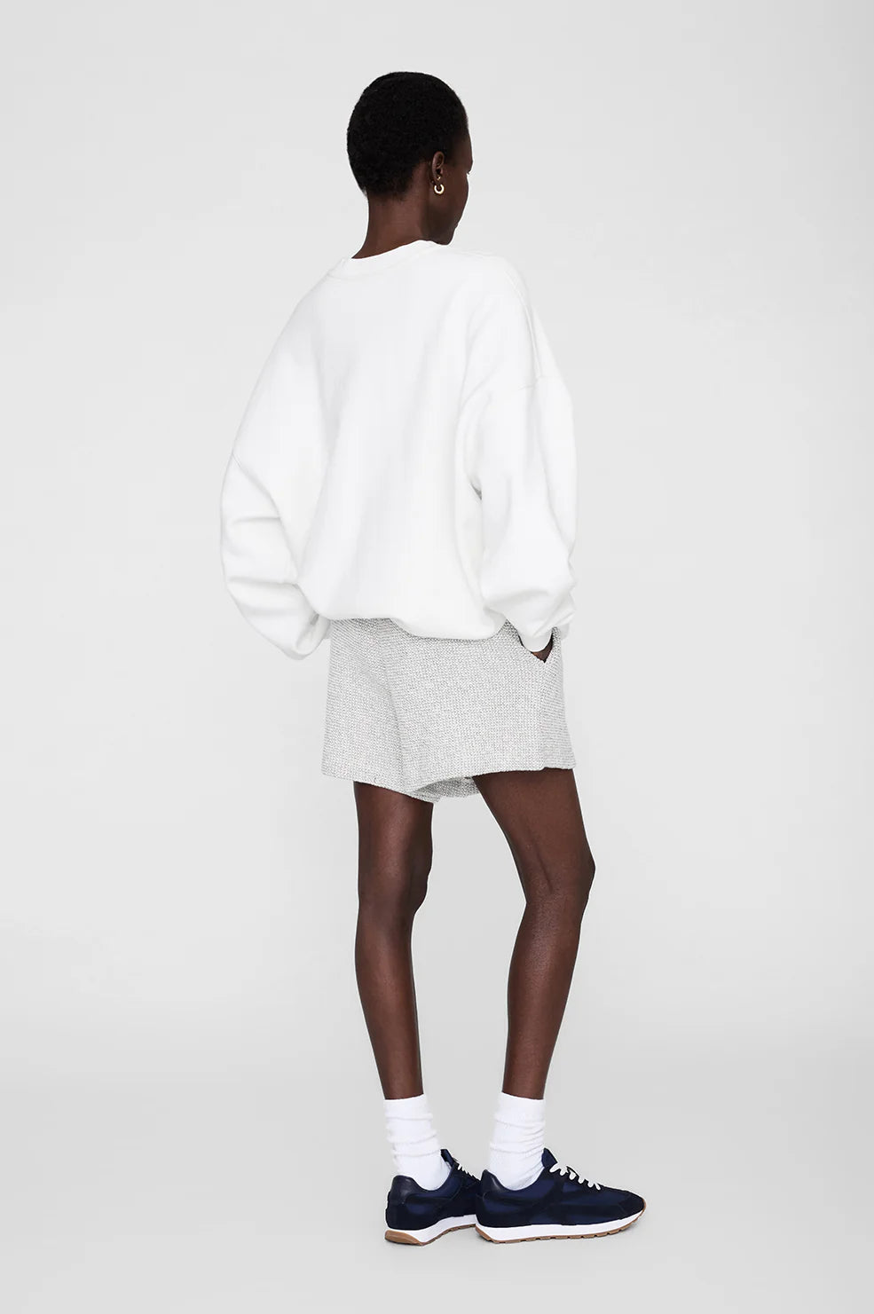 Kam Short Framed Monogram - Ivory and Black