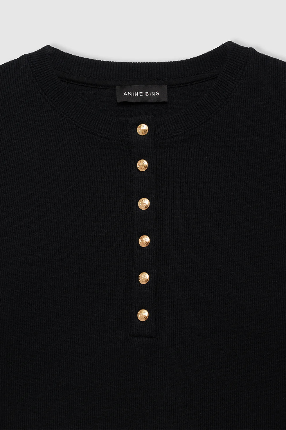 Alessia Long Sleeve Tee - Black
