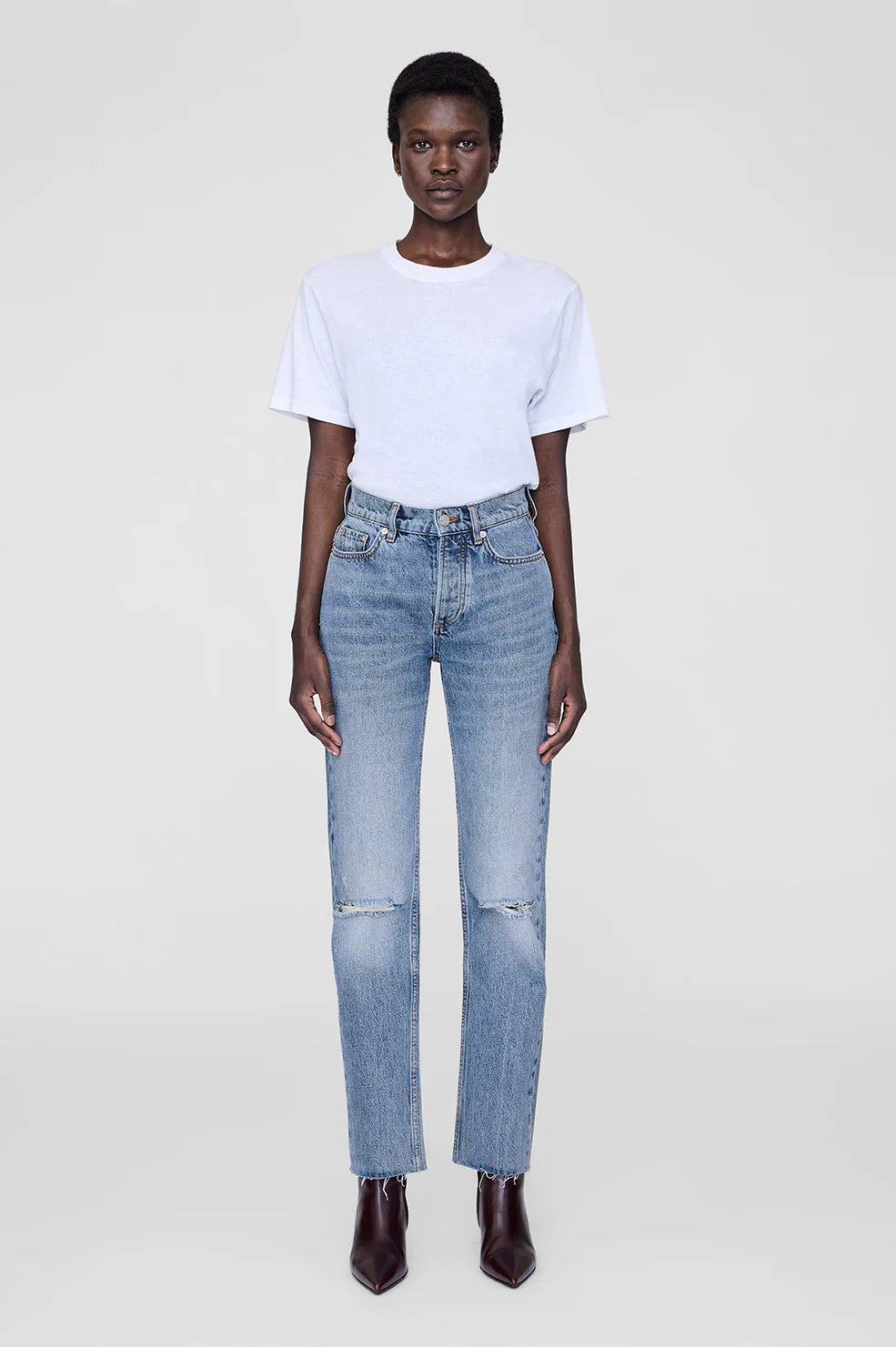 Bruno Jean Destructed Antique Blue