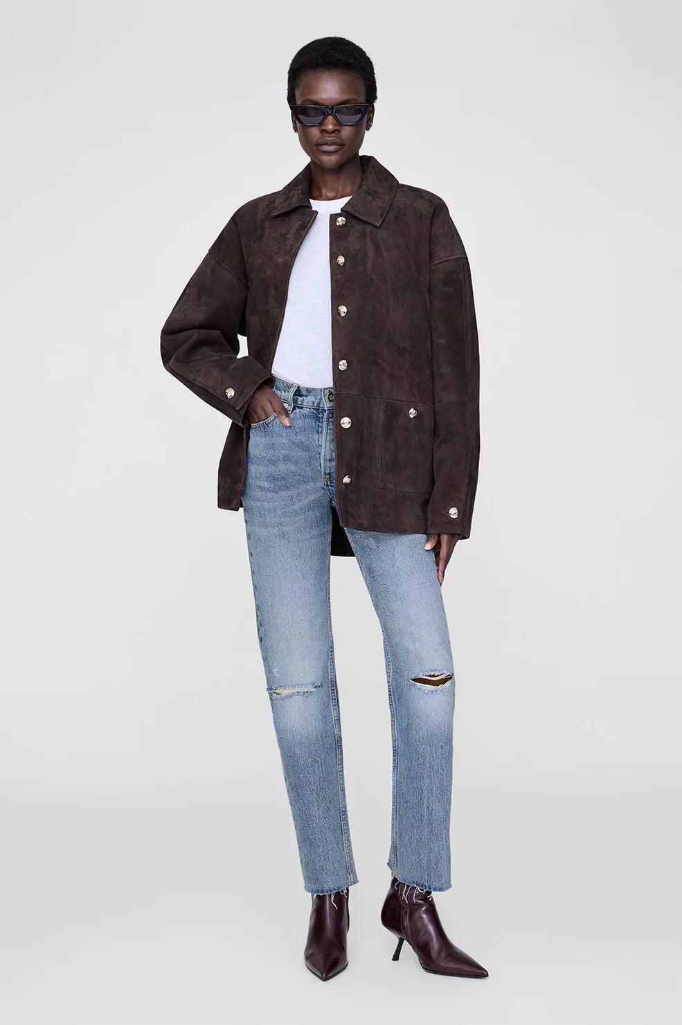 Bruno Jean Destructed Antique Blue