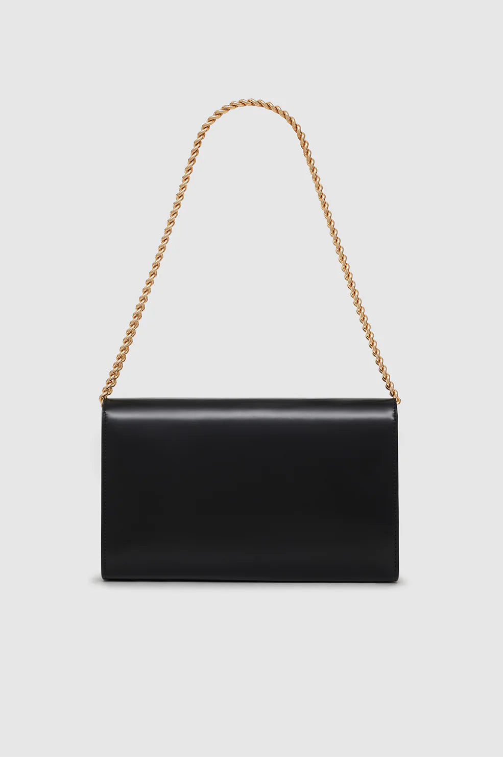Elly Clutch High Shine Black