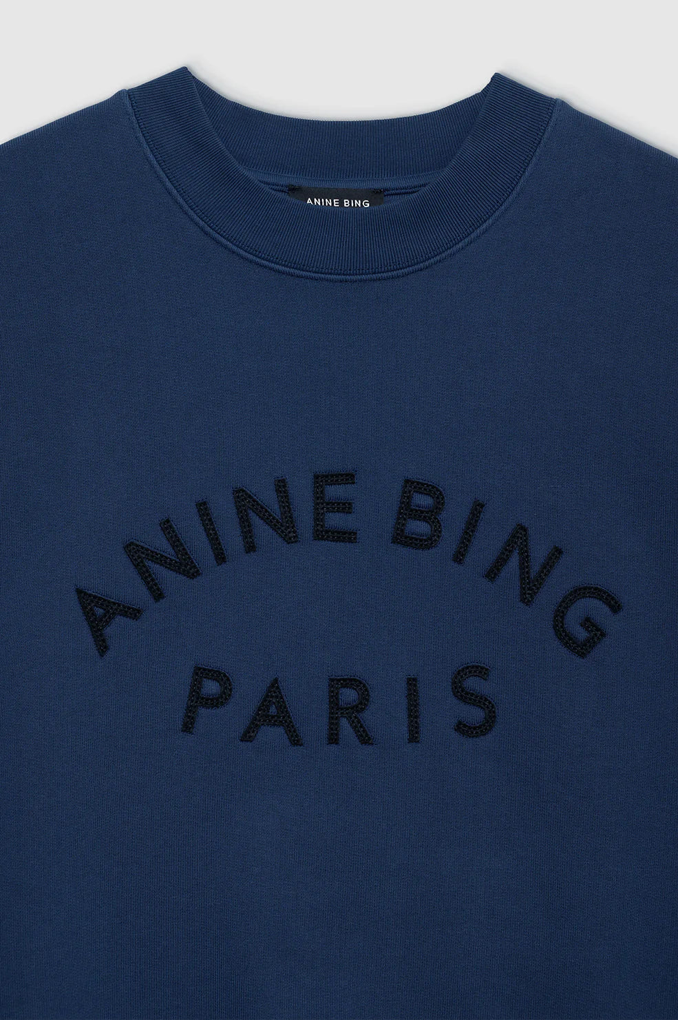 Jaci Sweatshirt Paris Washed Navy