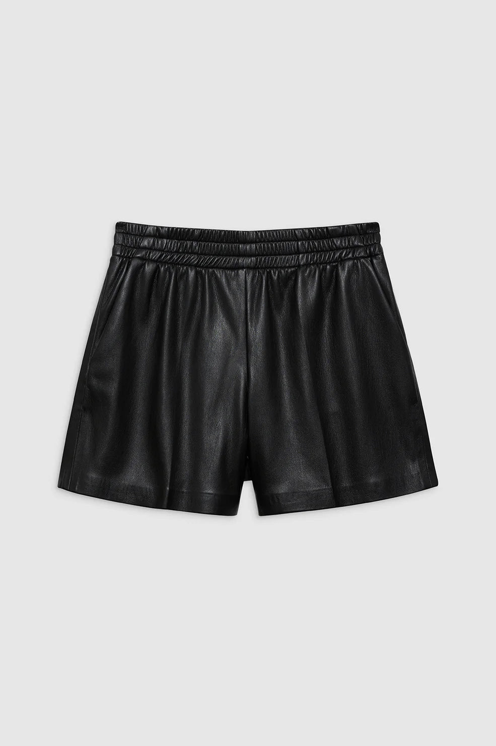 Kam Short - Black Vegan Leather