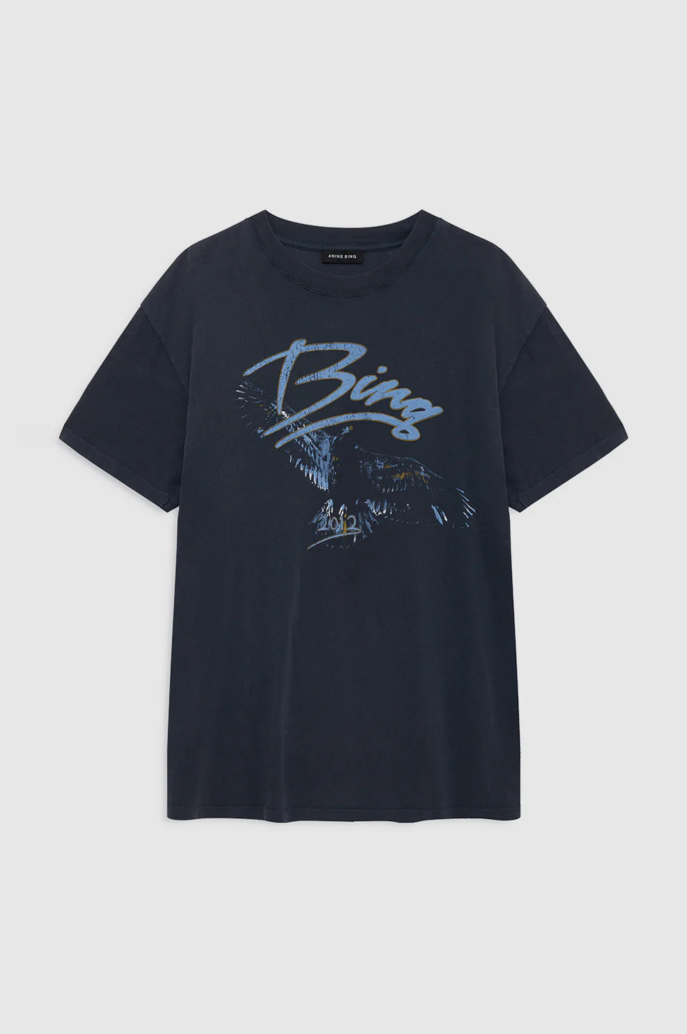 Kent Tee Eagle - Washed Black