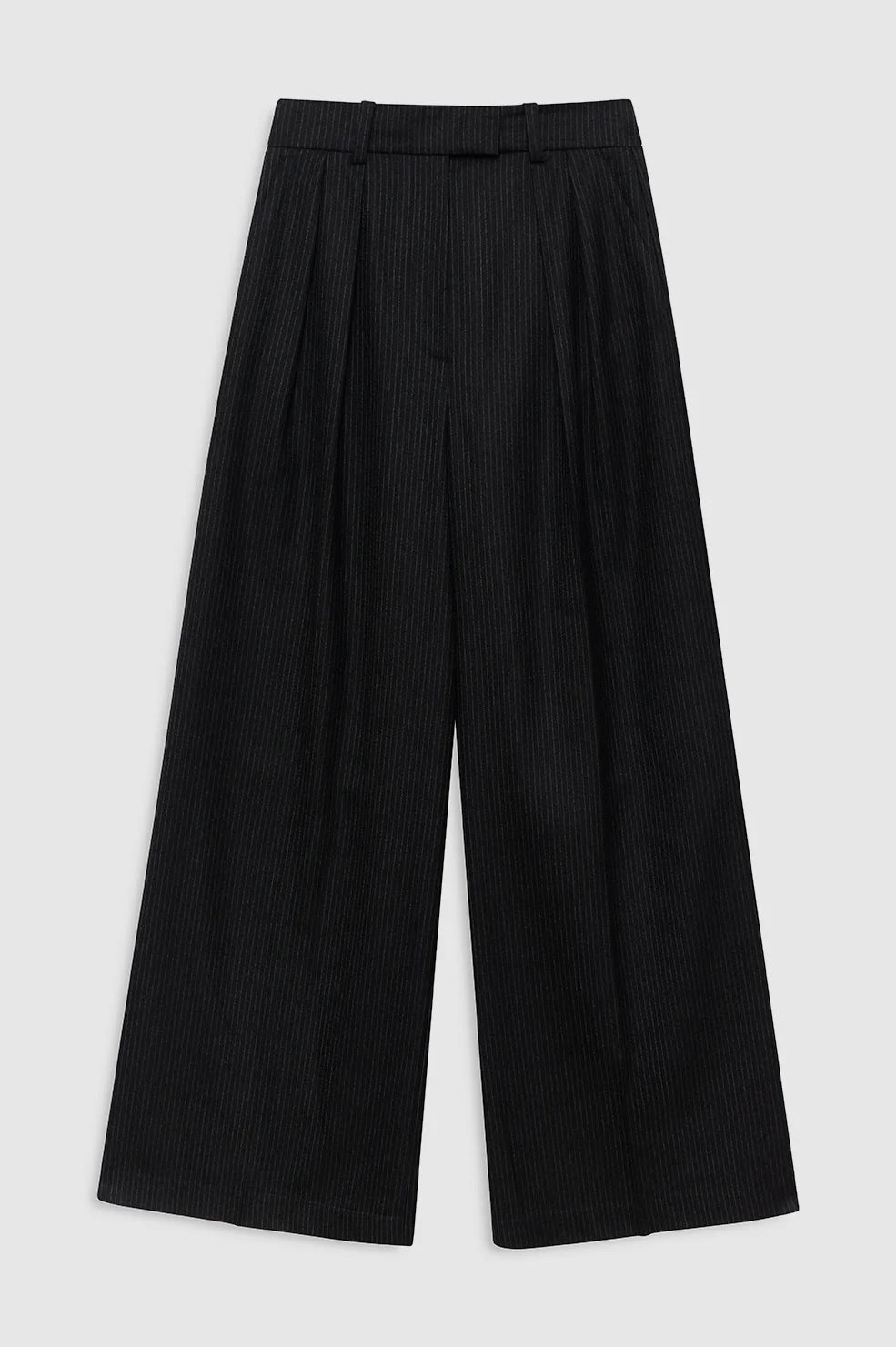 Lou Trouser Black Pinstripe