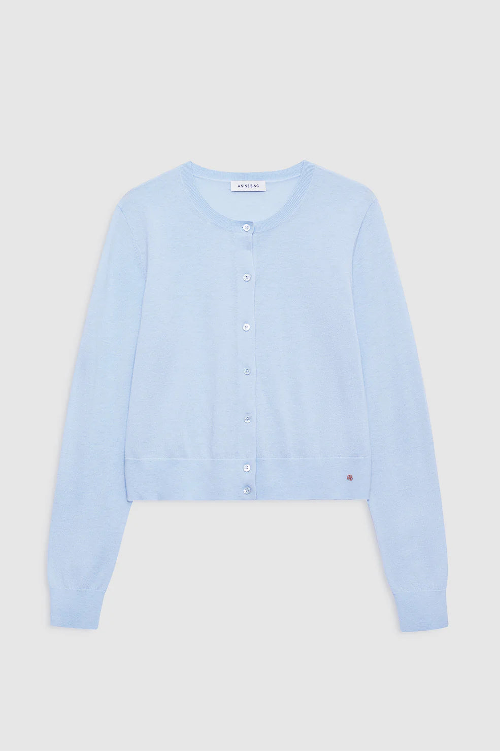 Moni Crop Cardigan - Pale Blue