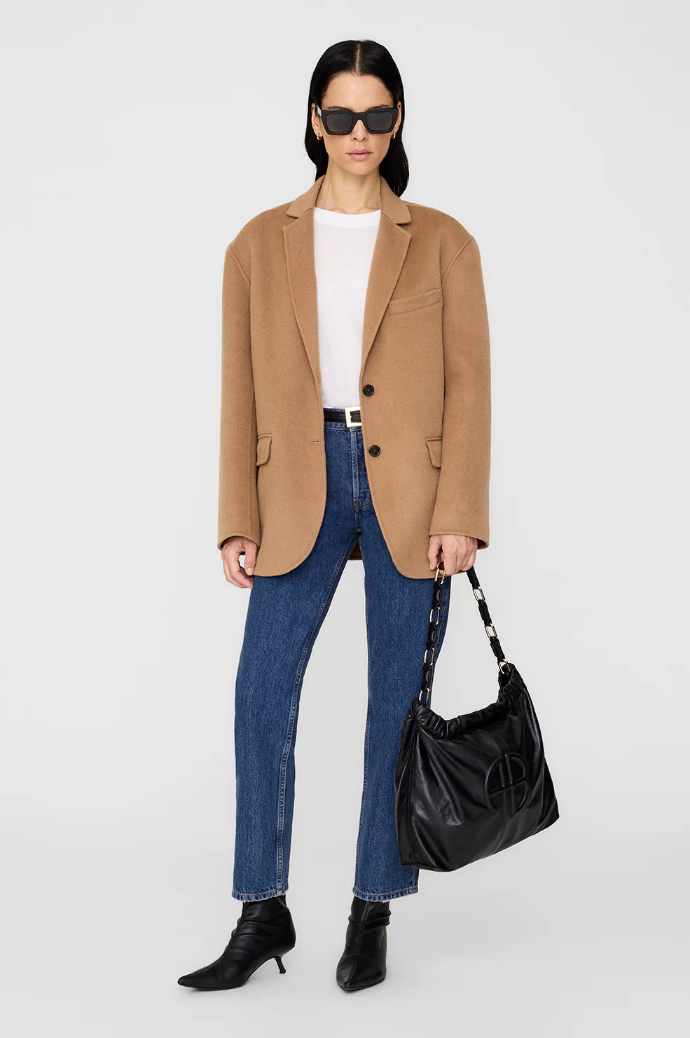Quinn Blazer - Camel Cashmere Blend