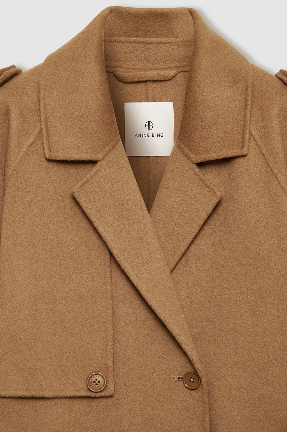 Rickie Maxi Trench - Camel Cashmere Blend