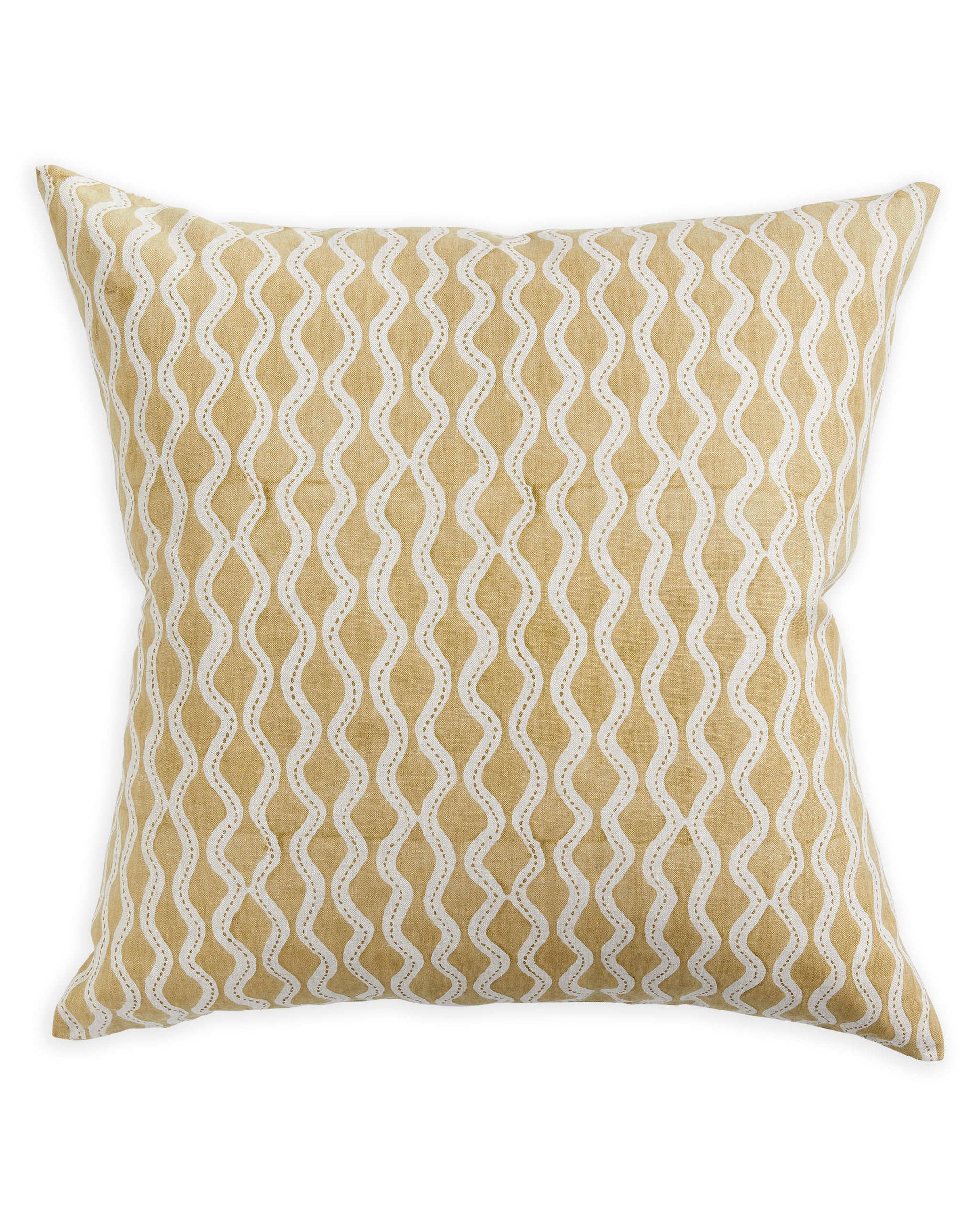 Aravelli Saffron Linen Cushion 55x55cm
