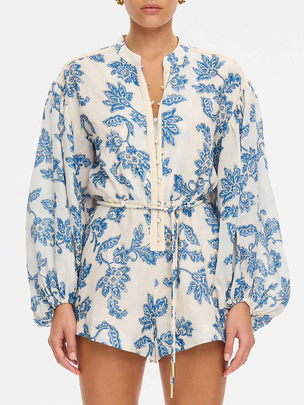 Bluebell Playsuit Ecru