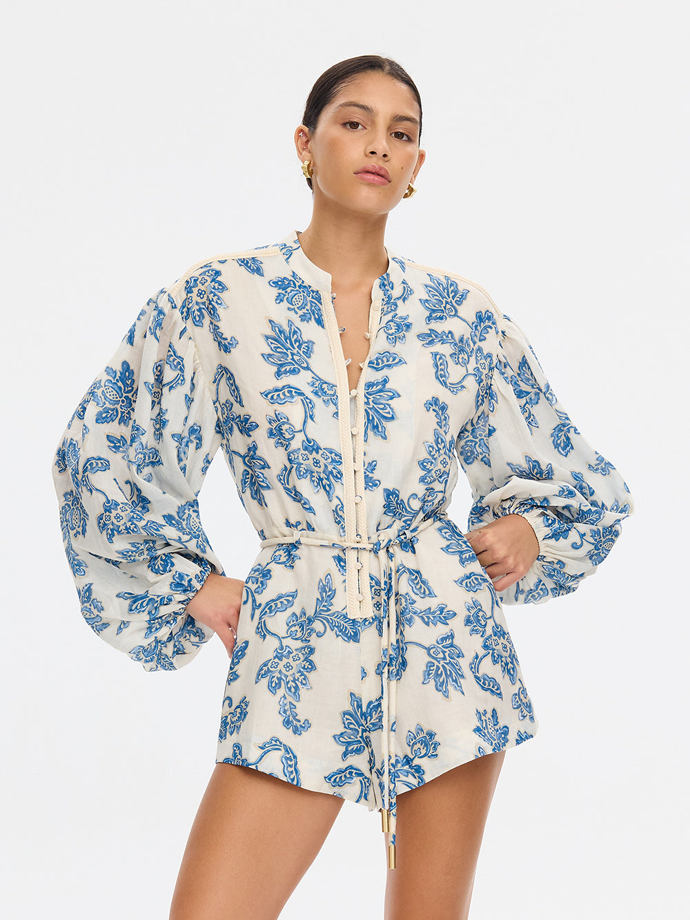 Bluebell Playsuit Ecru