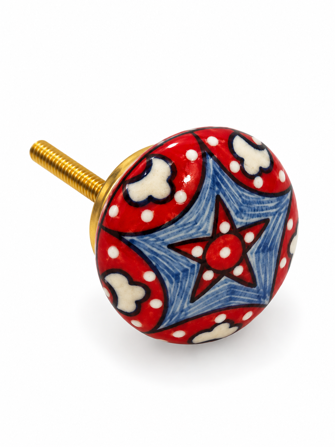 Hand Painted Ceramic Knobs