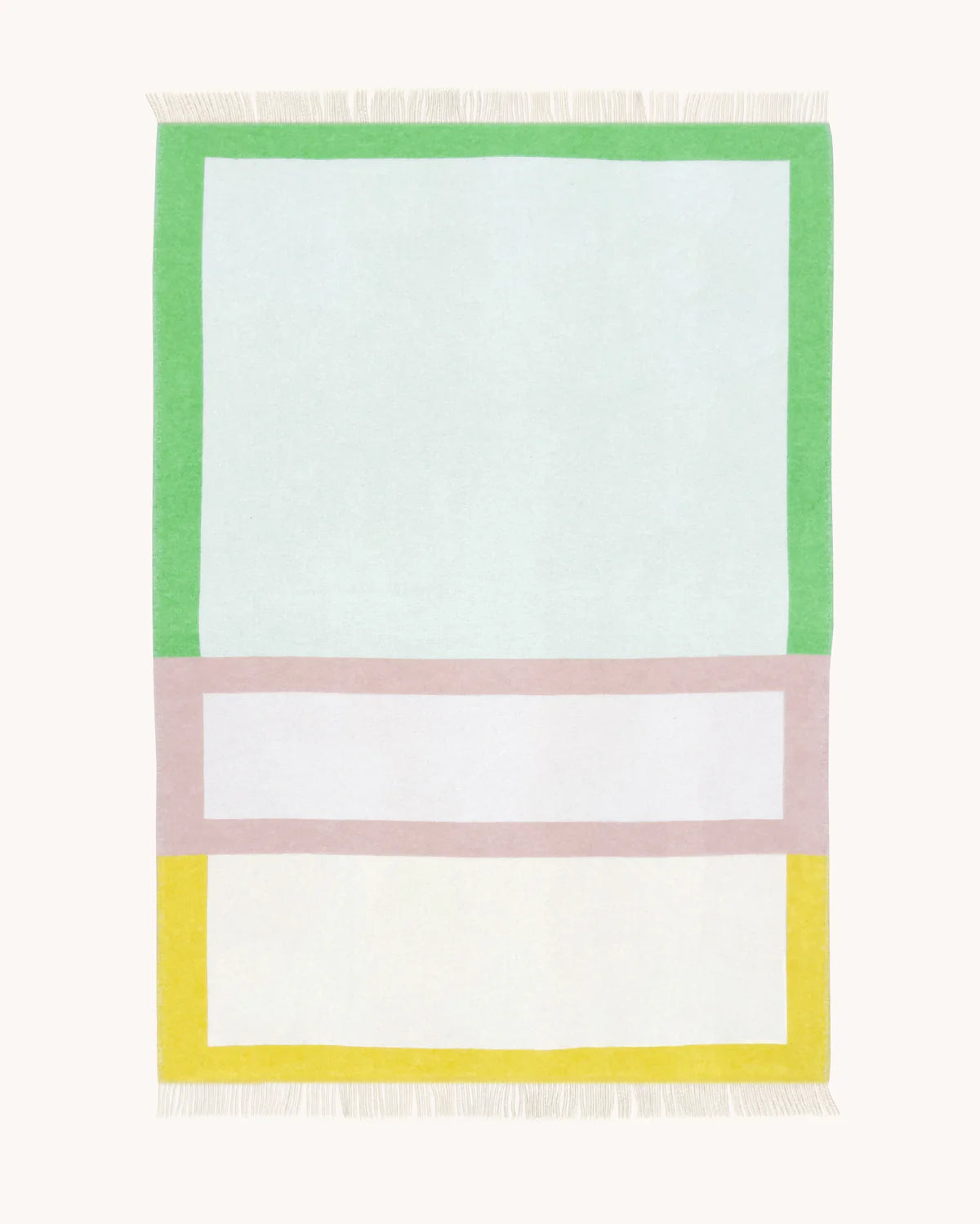 Color Block Blanket No.2 Yellow - Maison Deux