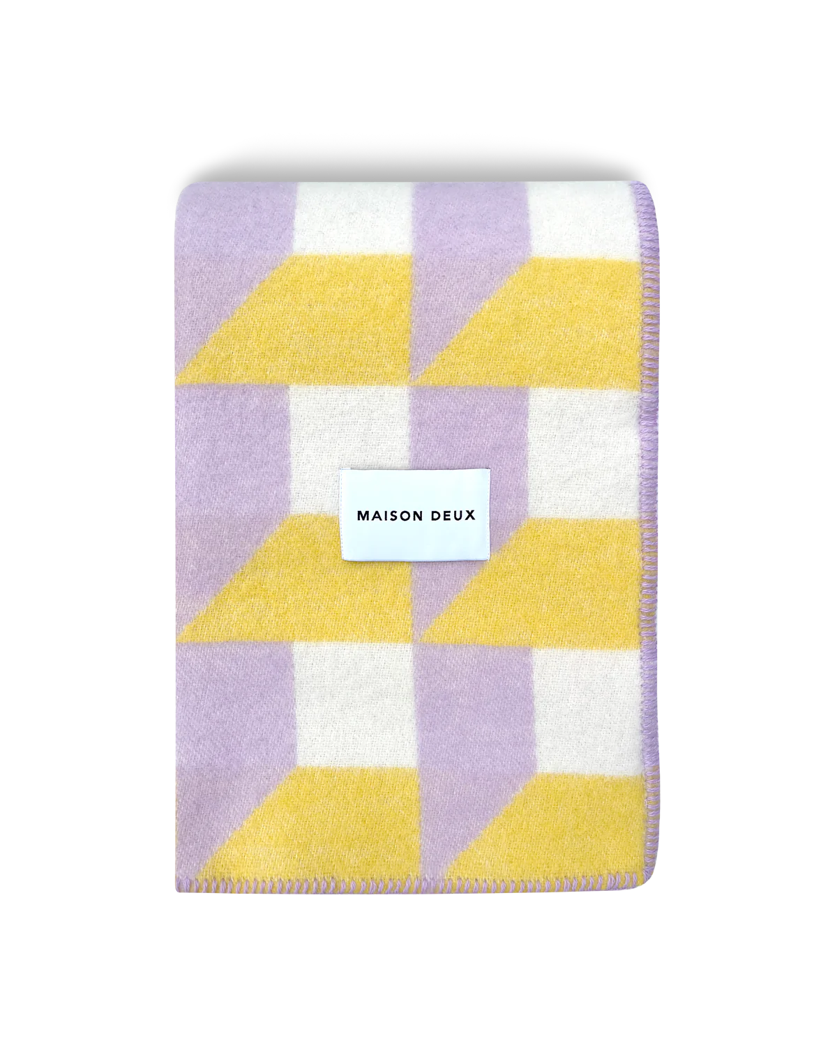 Cubics Blanket Lilac Sun - Maison Deux