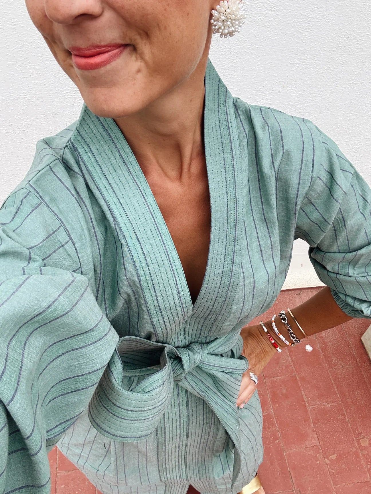 Long Sleeve Handloom Cotton 01