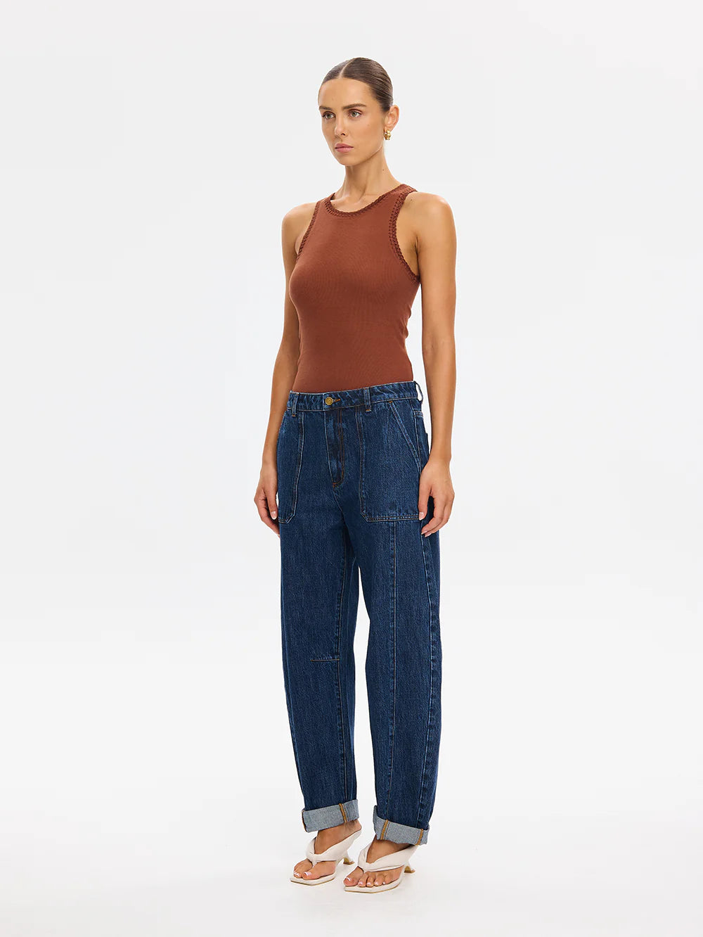 Tallulah Tank Top Chocolate