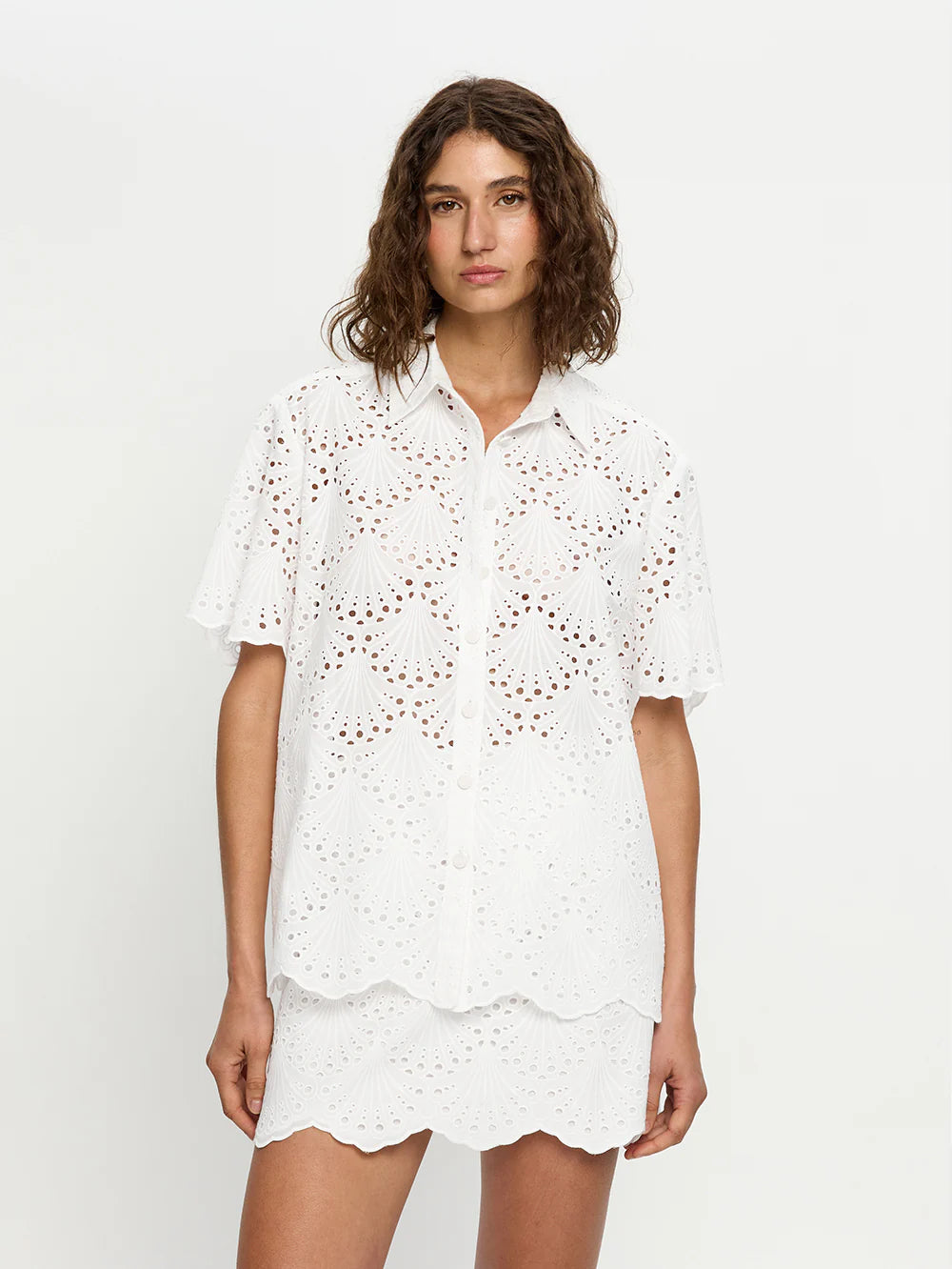 Elodie Mini Skirt Ivory