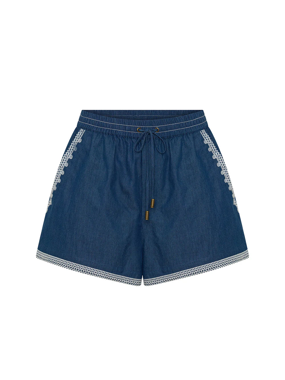 Emile Chambray Short Blue