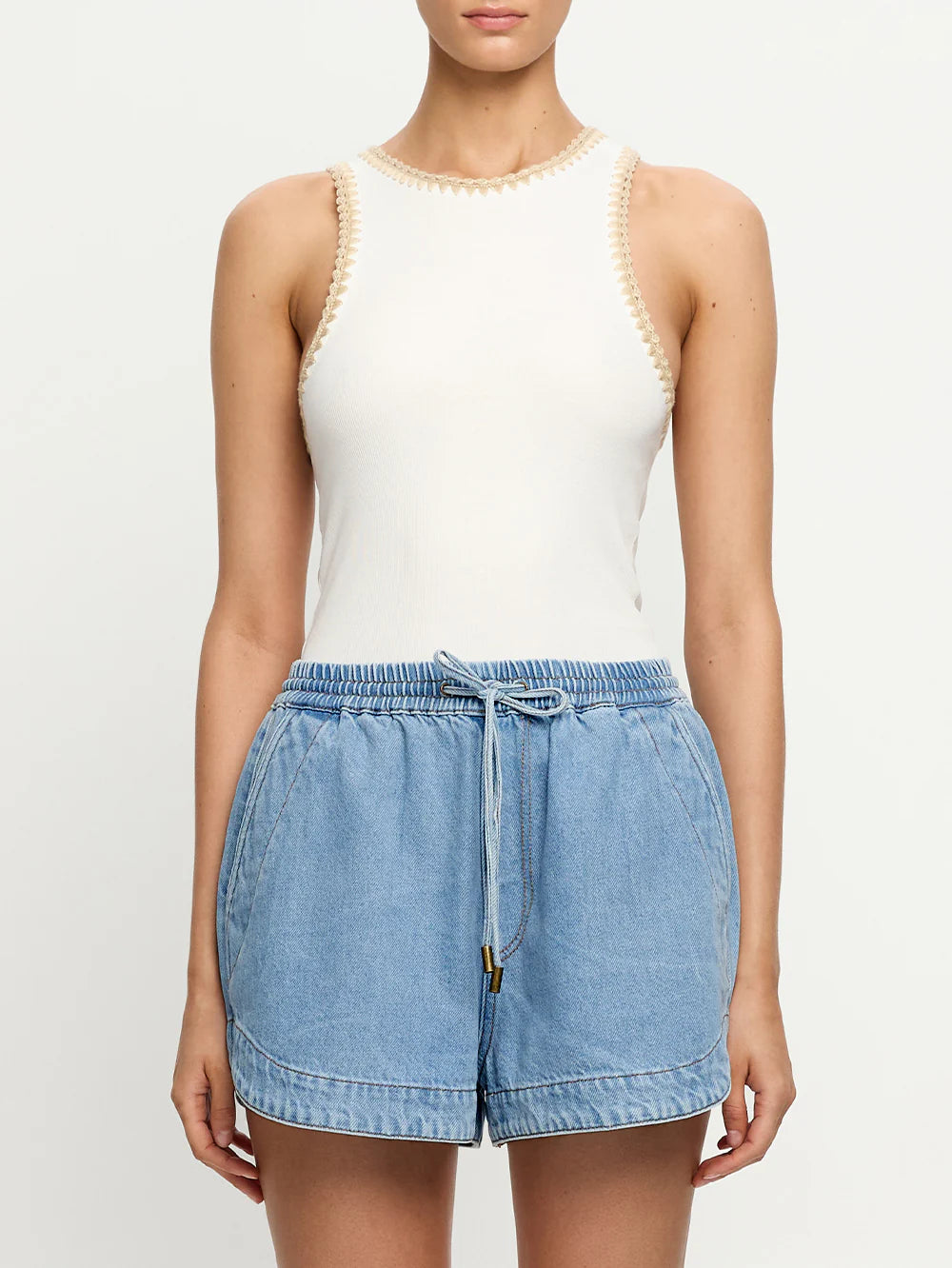 Emilie Denim Short Coast Blue