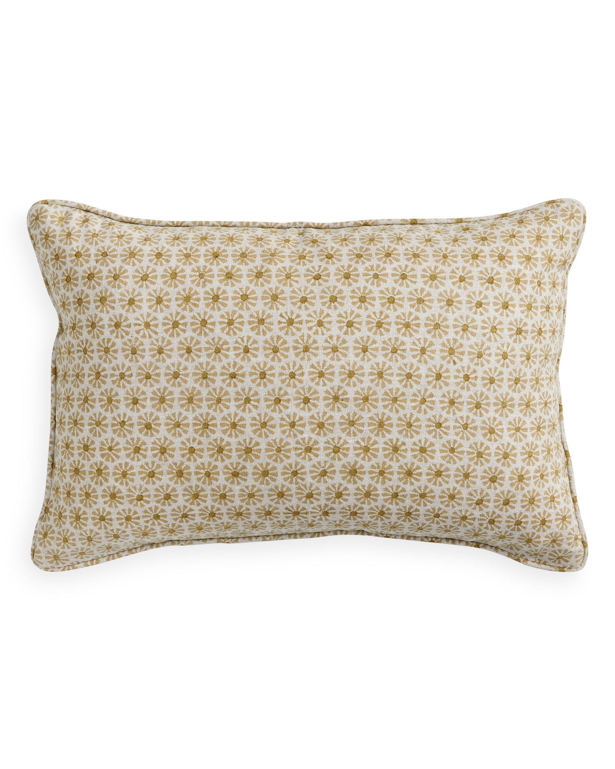 Etoile Saffron Linen Cushion 30x45cm