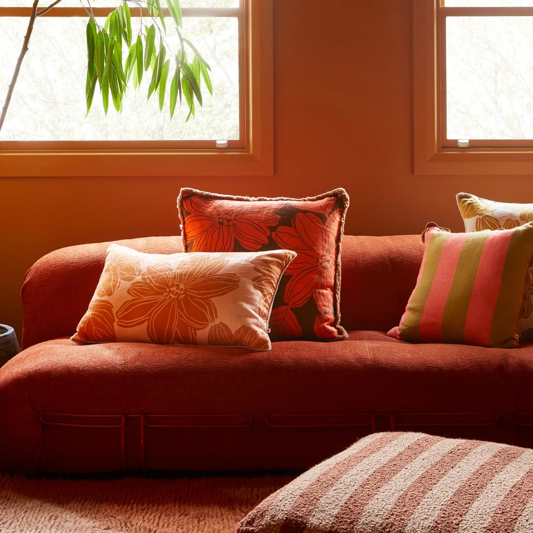 Margot Orange 60cm Cushion