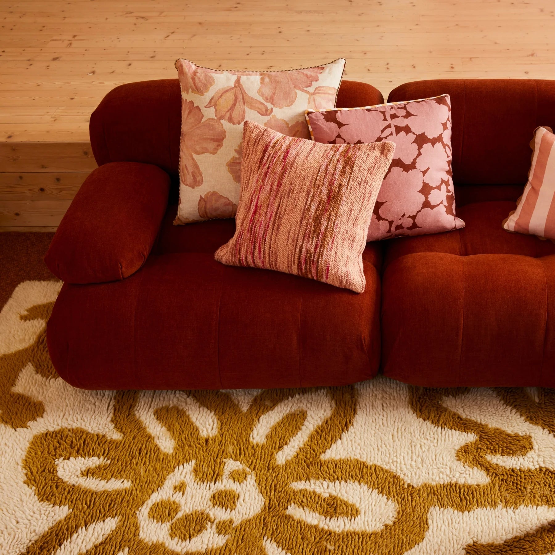 Tulip Pale Pink 60cm Cushion