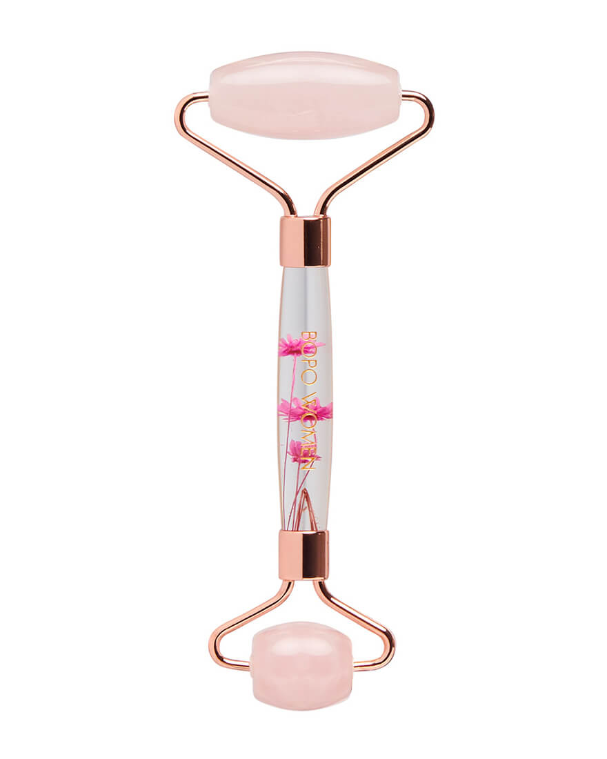 Floral Quartz Facial Roller