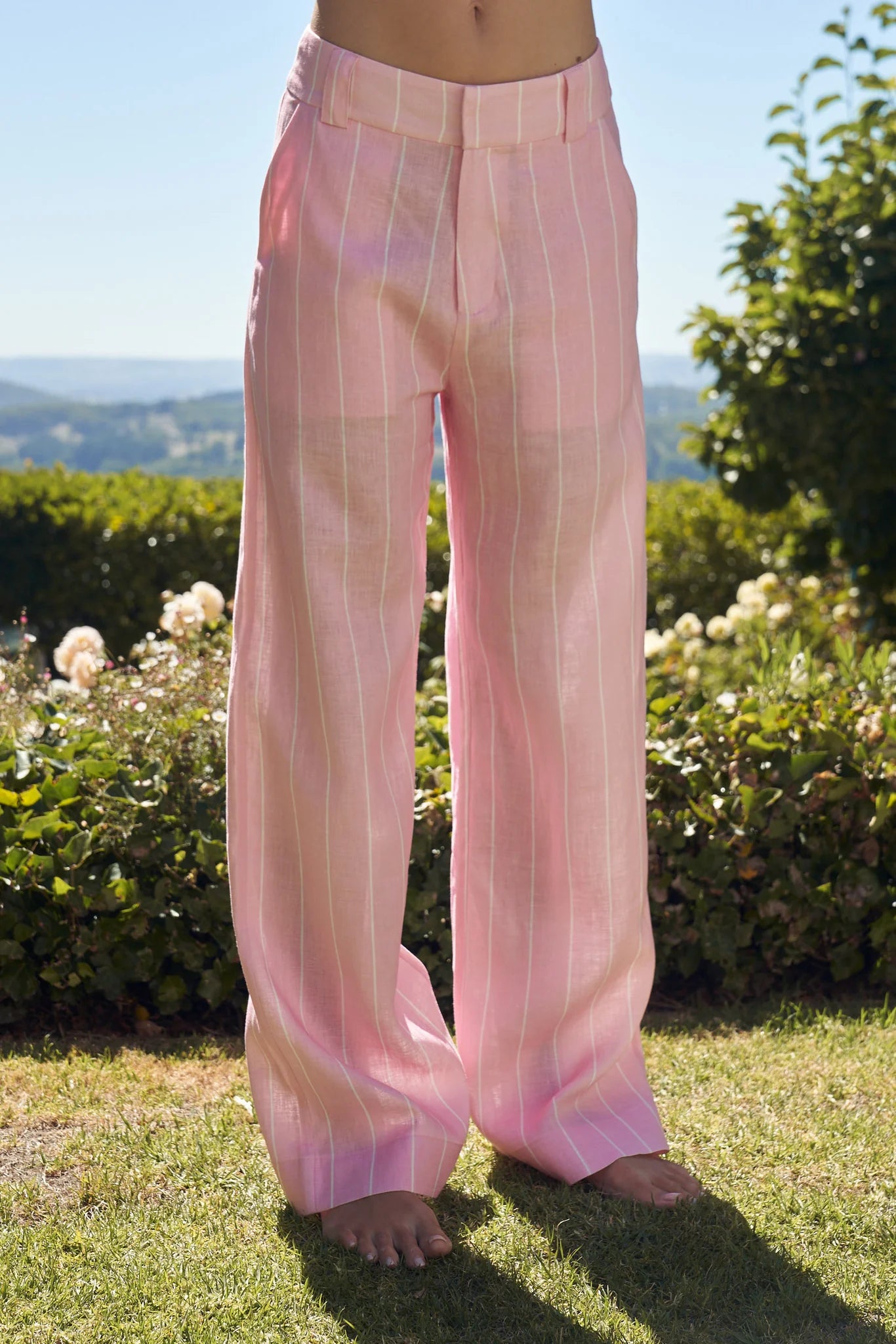 Harper Pant Parfait Stripe - Aston Studio