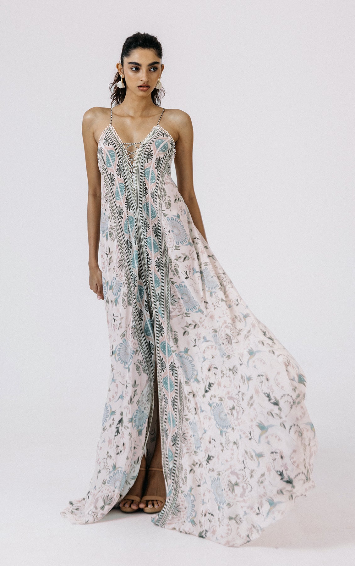 Gabby Dress Serendib Multi - Lois London