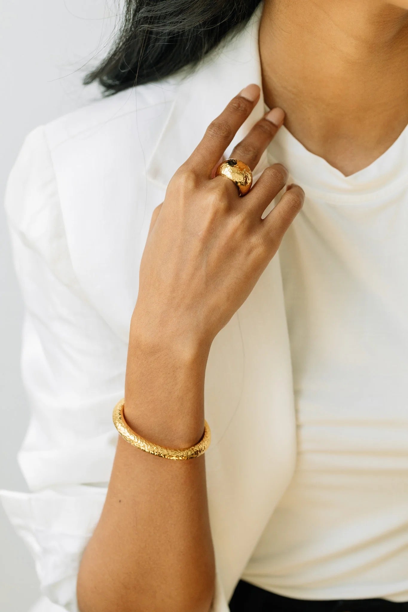 Hammered Kumi Cuff - Ashepa Lifestyle