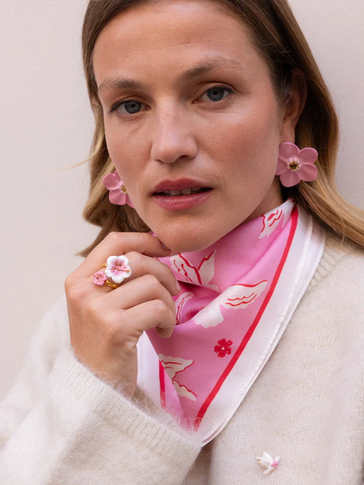 Forget-me-not Flower Stud Earrings