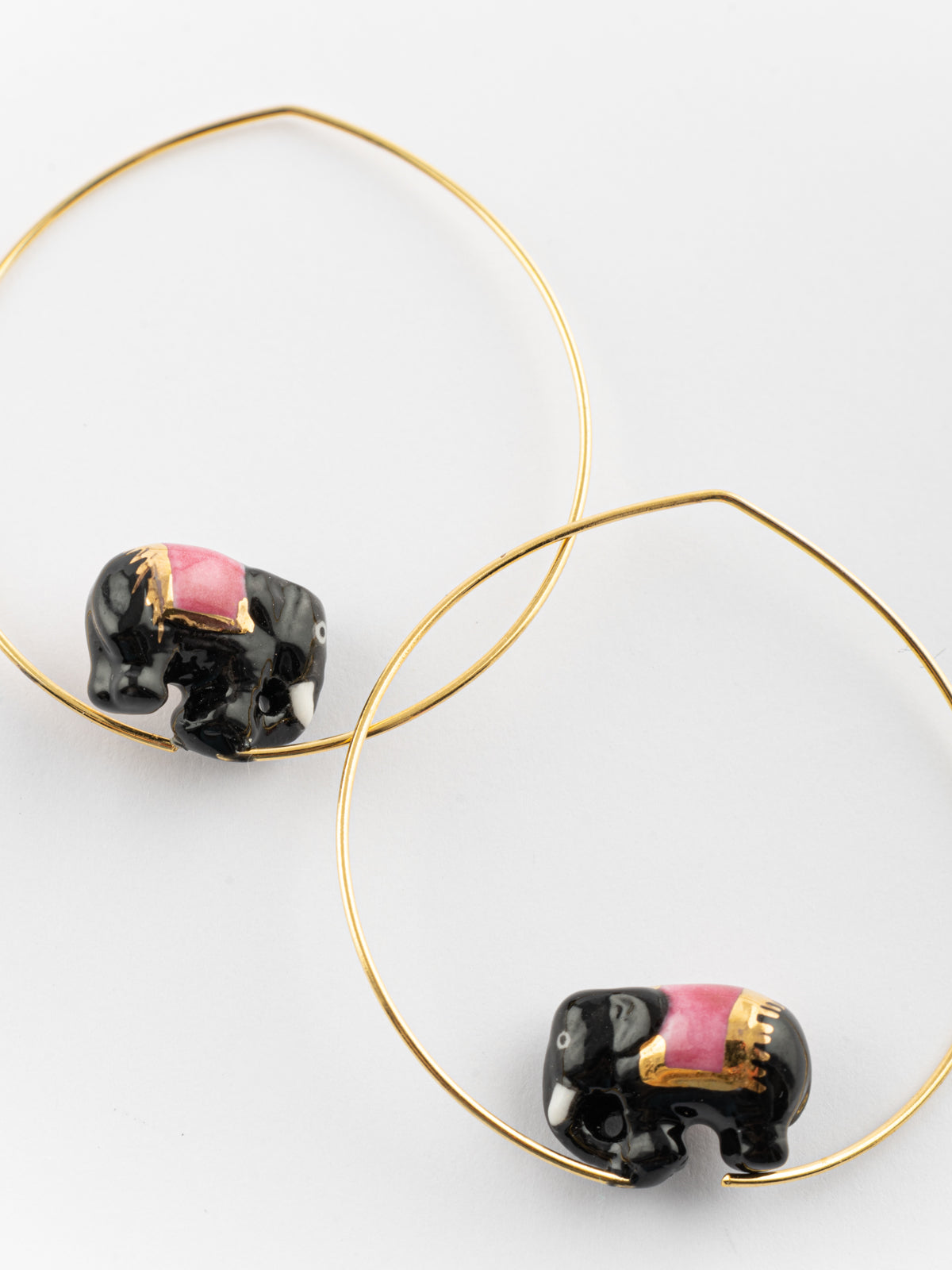 Elephant Small Hoop Earrings Sawadee